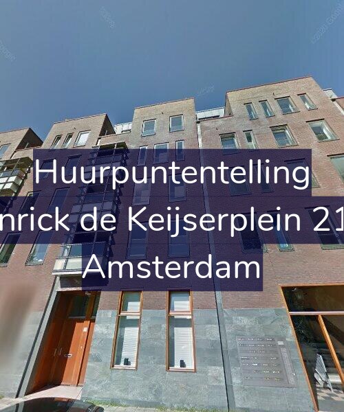 Foto gevel Huurpuntentelling voor Henrick de Keijserplein 21-A, Amsterdam