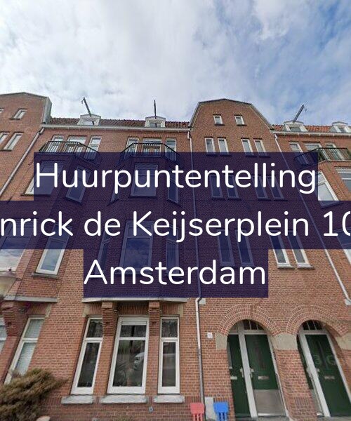 Foto gevel Huurpuntentelling voor Henrick de Keijserplein 10-2, Amsterdam