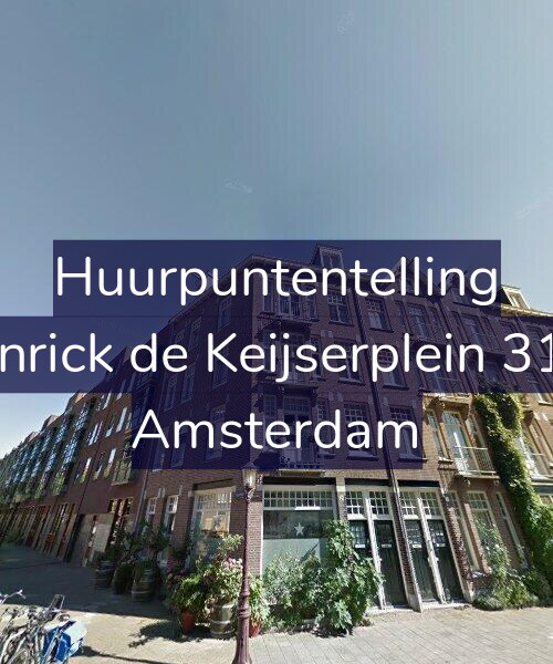 Foto gevel Huurpuntentelling voor Henrick de Keijserplein 31-B, Amsterdam