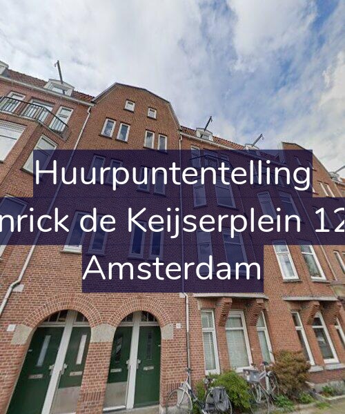 Foto gevel Huurpuntentelling voor Henrick de Keijserplein 12-H, Amsterdam