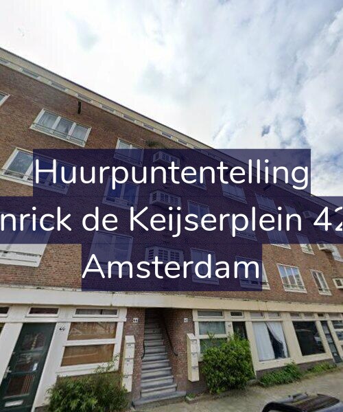 Foto gevel Huurpuntentelling voor Henrick de Keijserplein 42-1, Amsterdam
