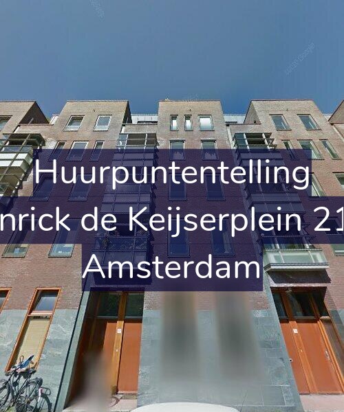 Foto gevel Huurpuntentelling voor Henrick de Keijserplein 21-B, Amsterdam