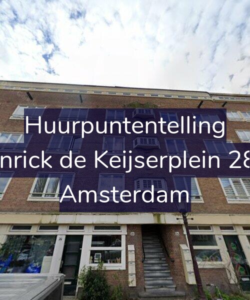 Foto gevel Huurpuntentelling voor Henrick de Keijserplein 28-3, Amsterdam