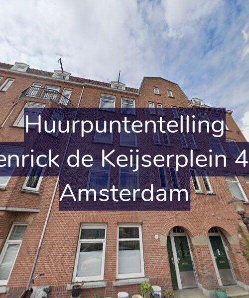 Foto gevel Huurpuntentelling voor Henrick de Keijserplein 4-1, Amsterdam