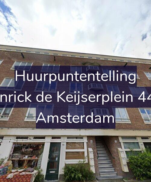 Foto gevel Huurpuntentelling voor Henrick de Keijserplein 44-1, Amsterdam