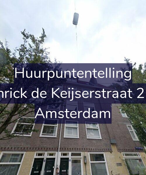Foto gevel Huurpuntentelling voor Henrick de Keijserstraat 25-3, Amsterdam
