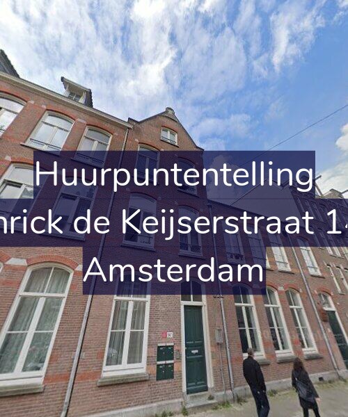 Foto gevel Huurpuntentelling voor Henrick de Keijserstraat 14-C, Amsterdam