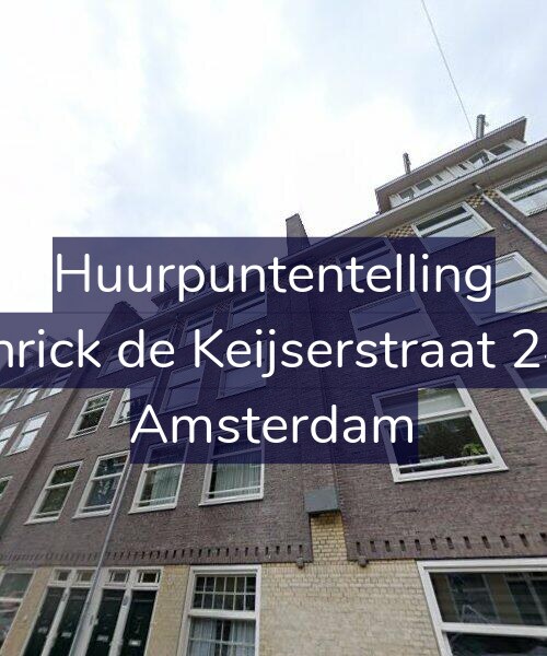 Foto gevel Huurpuntentelling voor Henrick de Keijserstraat 24-2, Amsterdam