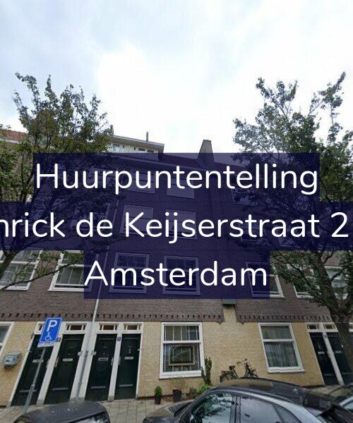 Foto gevel Huurpuntentelling voor Henrick de Keijserstraat 21-1, Amsterdam