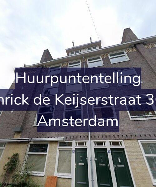 Foto gevel Huurpuntentelling voor Henrick de Keijserstraat 30-3, Amsterdam