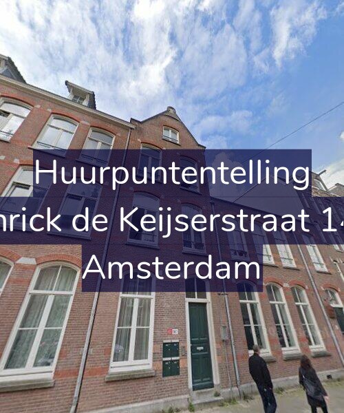 Foto gevel Huurpuntentelling voor Henrick de Keijserstraat 14-D, Amsterdam