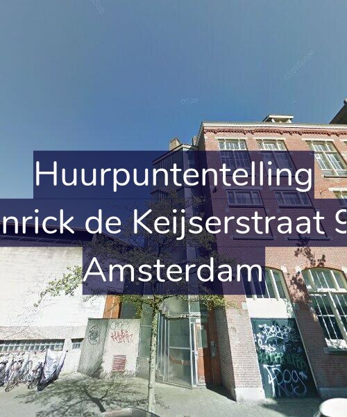 Foto gevel Huurpuntentelling voor Henrick de Keijserstraat 9-1, Amsterdam