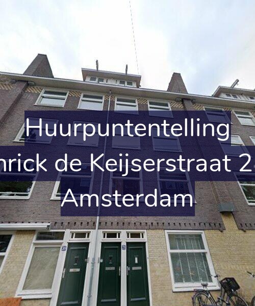 Foto gevel Huurpuntentelling voor Henrick de Keijserstraat 28-1, Amsterdam
