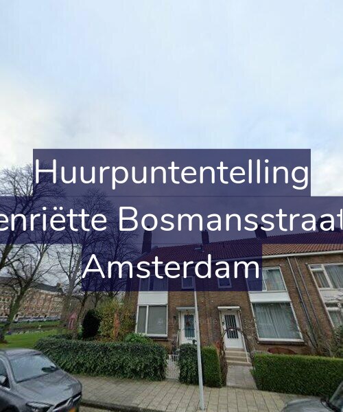 Foto gevel Huurpuntentelling voor Henriëtte Bosmansstraat 1, Amsterdam