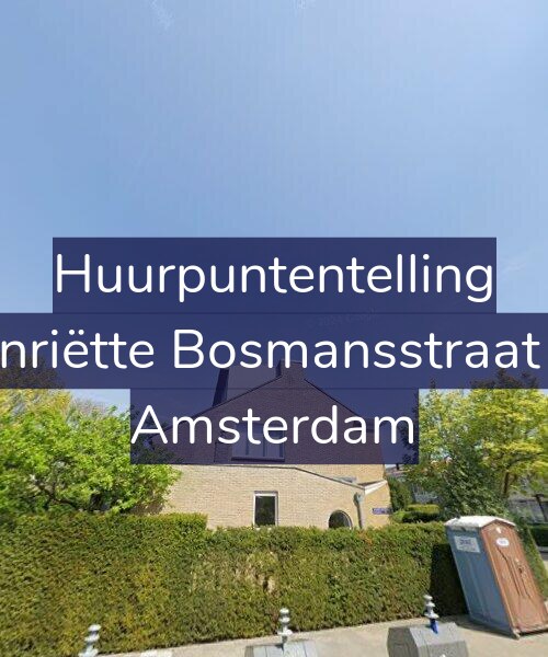 Foto gevel Huurpuntentelling voor Henriëtte Bosmansstraat 24, Amsterdam
