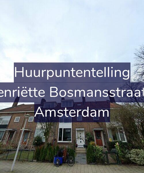 Foto gevel Huurpuntentelling voor Henriëtte Bosmansstraat 4, Amsterdam