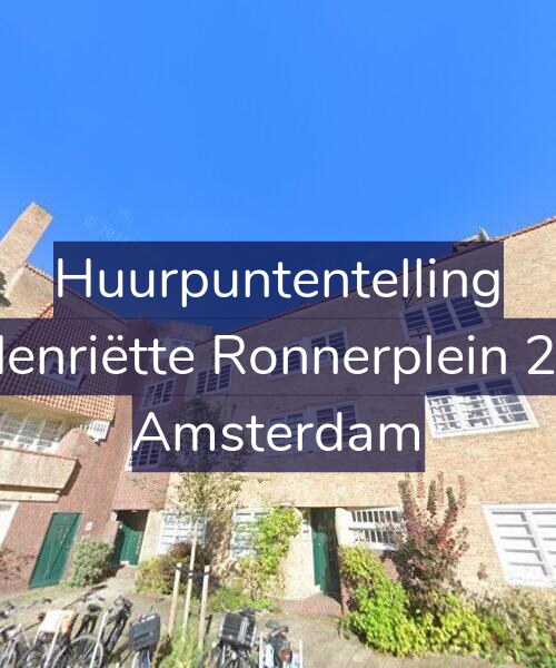 Foto gevel Huurpuntentelling voor Henriëtte Ronnerplein 26, Amsterdam