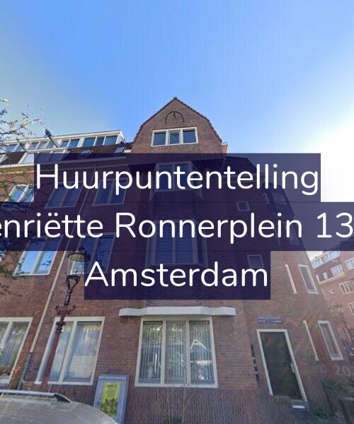 Foto gevel Huurpuntentelling voor Henriëtte Ronnerplein 13-H, Amsterdam