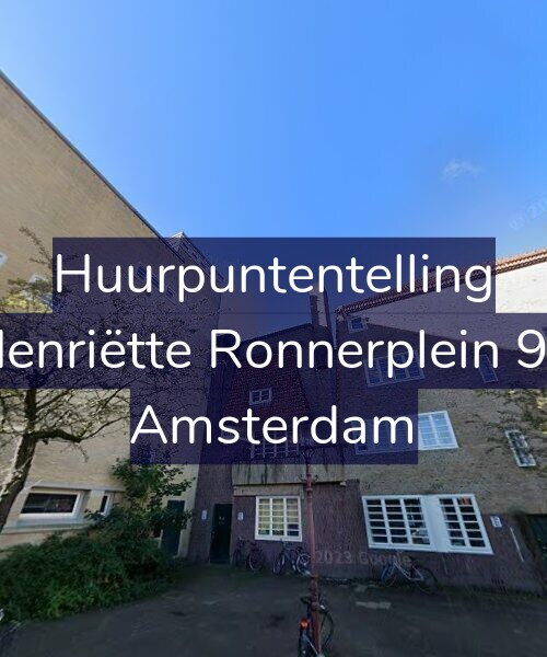 Foto gevel Huurpuntentelling voor Henriëtte Ronnerplein 98, Amsterdam