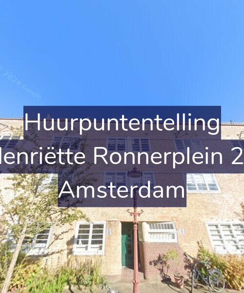 Foto gevel Huurpuntentelling voor Henriëtte Ronnerplein 24, Amsterdam