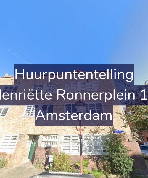 Foto gevel Huurpuntentelling voor Henriëtte Ronnerplein 10, Amsterdam