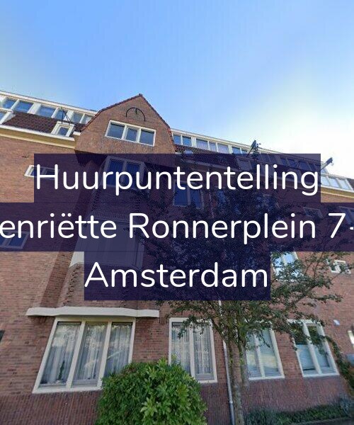 Foto gevel Huurpuntentelling voor Henriëtte Ronnerplein 7-4, Amsterdam