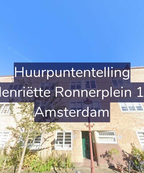 Foto gevel Huurpuntentelling voor Henriëtte Ronnerplein 16, Amsterdam