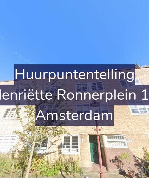 Foto gevel Huurpuntentelling voor Henriëtte Ronnerplein 14, Amsterdam