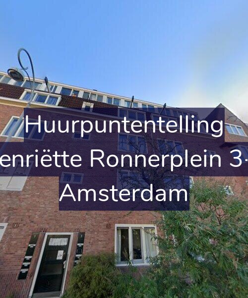Foto gevel Huurpuntentelling voor Henriëtte Ronnerplein 3-1, Amsterdam