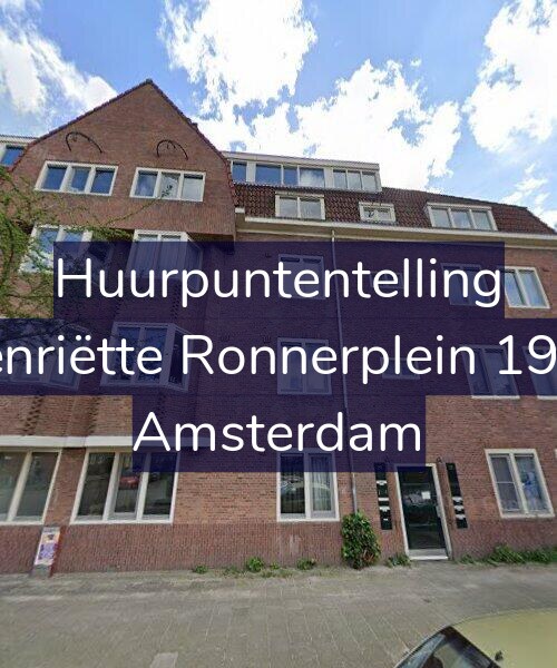 Foto gevel Huurpuntentelling voor Henriëtte Ronnerplein 19-H, Amsterdam