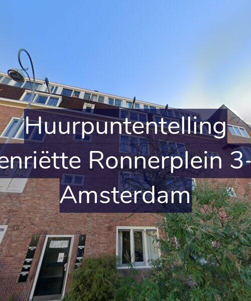 Foto gevel Huurpuntentelling voor Henriëtte Ronnerplein 3-H, Amsterdam