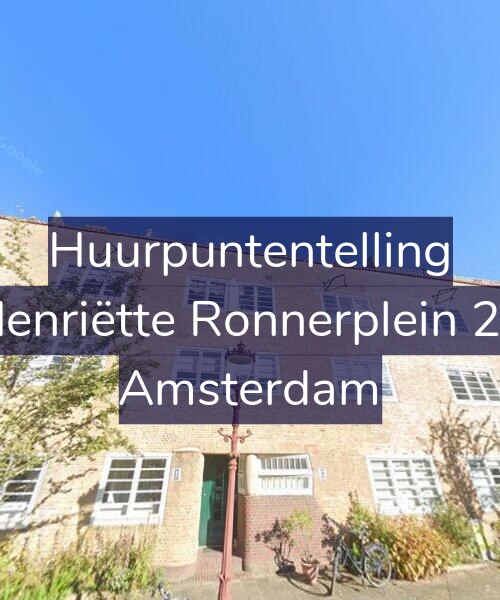 Foto gevel Huurpuntentelling voor Henriëtte Ronnerplein 20, Amsterdam