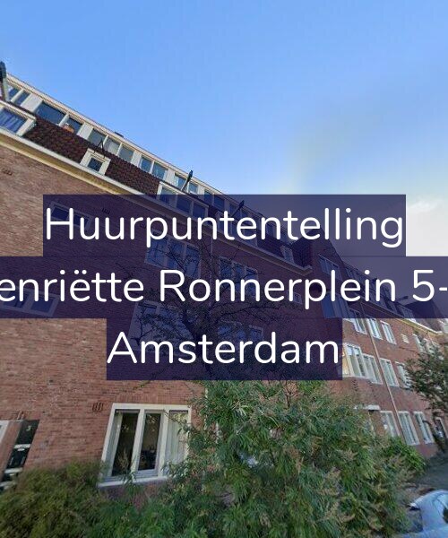 Foto gevel Huurpuntentelling voor Henriëtte Ronnerplein 5-H, Amsterdam