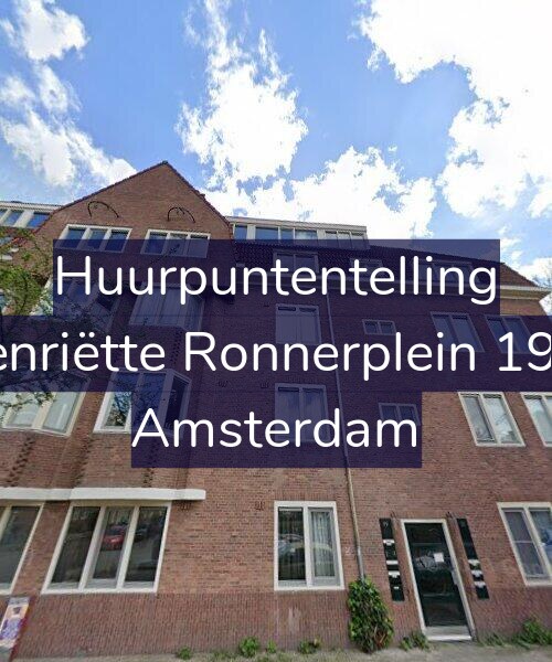 Foto gevel Huurpuntentelling voor Henriëtte Ronnerplein 19-1, Amsterdam