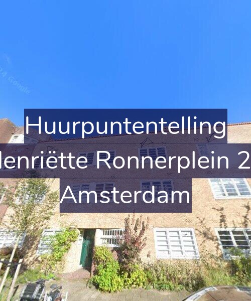 Foto gevel Huurpuntentelling voor Henriëtte Ronnerplein 28, Amsterdam