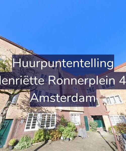 Foto gevel Huurpuntentelling voor Henriëtte Ronnerplein 48, Amsterdam