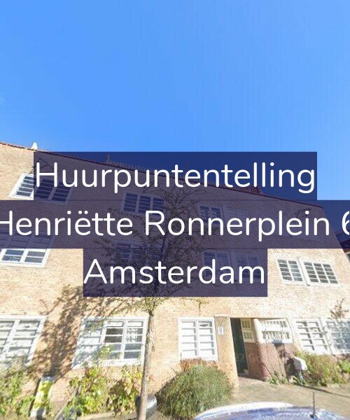 Foto gevel Huurpuntentelling voor Henriëtte Ronnerplein 6, Amsterdam