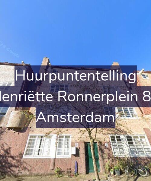 Foto gevel Huurpuntentelling voor Henriëtte Ronnerplein 82, Amsterdam
