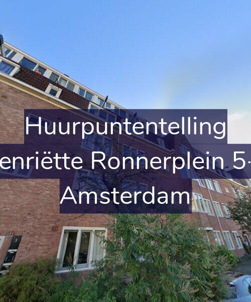 Foto gevel Huurpuntentelling voor Henriëtte Ronnerplein 5-2, Amsterdam