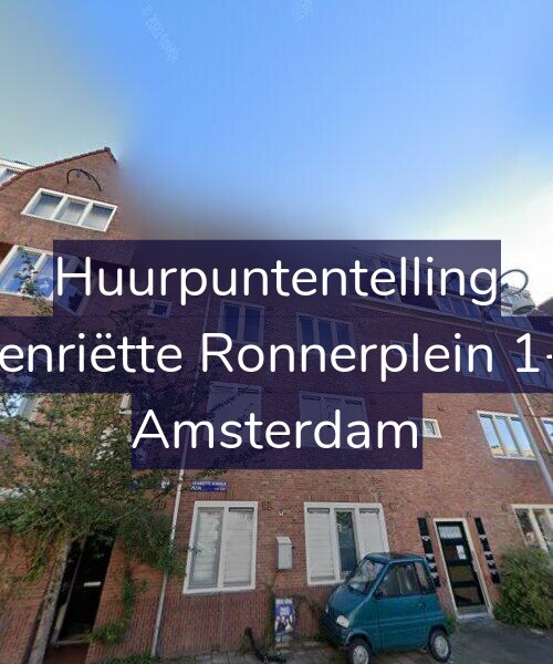 Foto gevel Huurpuntentelling voor Henriëtte Ronnerplein 1-2, Amsterdam