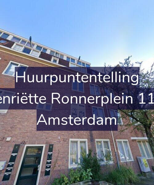 Foto gevel Huurpuntentelling voor Henriëtte Ronnerplein 11-4, Amsterdam