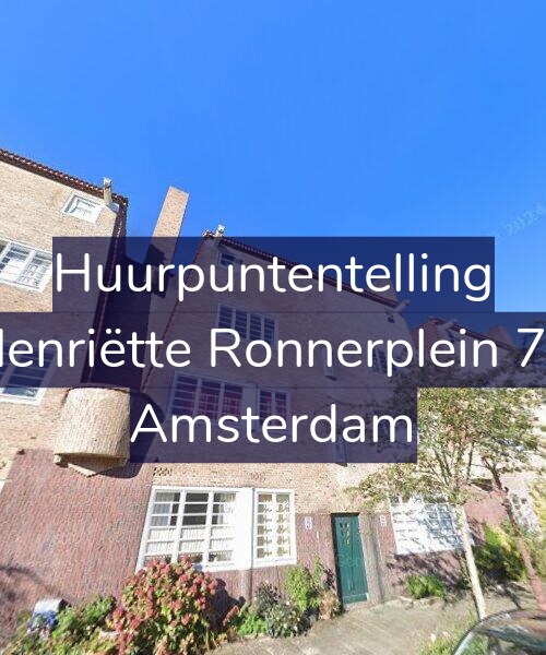 Foto gevel Huurpuntentelling voor Henriëtte Ronnerplein 70, Amsterdam
