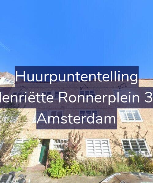Foto gevel Huurpuntentelling voor Henriëtte Ronnerplein 30, Amsterdam