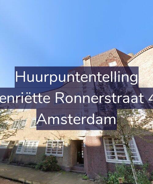 Foto gevel Huurpuntentelling voor Henriëtte Ronnerstraat 46, Amsterdam
