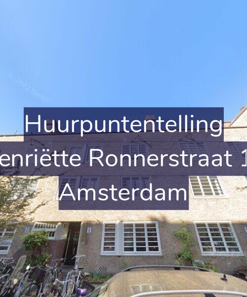 Foto gevel Huurpuntentelling voor Henriëtte Ronnerstraat 14, Amsterdam