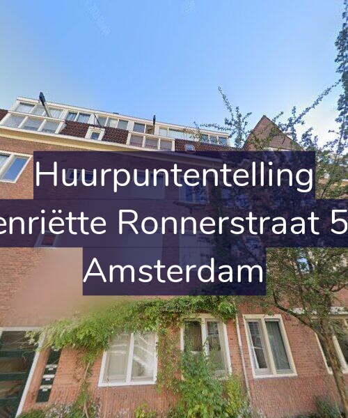 Foto gevel Huurpuntentelling voor Henriëtte Ronnerstraat 5-1, Amsterdam
