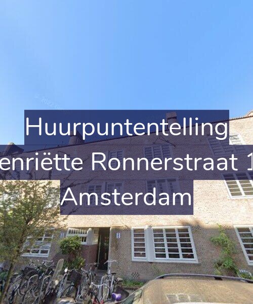 Foto gevel Huurpuntentelling voor Henriëtte Ronnerstraat 16, Amsterdam