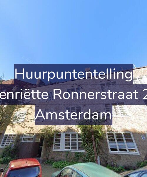 Foto gevel Huurpuntentelling voor Henriëtte Ronnerstraat 26, Amsterdam
