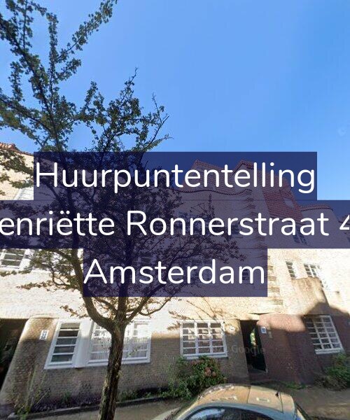 Foto gevel Huurpuntentelling voor Henriëtte Ronnerstraat 48, Amsterdam