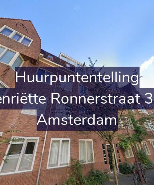 Foto gevel Huurpuntentelling voor Henriëtte Ronnerstraat 3-H, Amsterdam